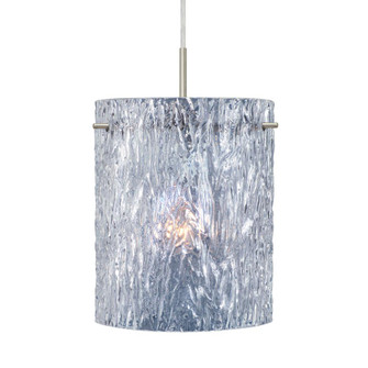 Besa Pendant for Multiport Canopy Tamburo 8 Satin Nickel Clear Stone 1x100W Medium Base (127|J-400600-SN)