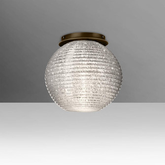 Besa Kristall 8 Ceiling, Glitter, Bronze Finish, 1x60W MAX Medium base (127|4616GLC-BR)