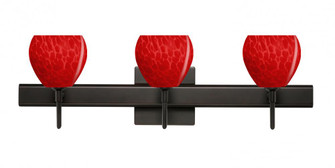 Besa Wall With SQ Canopy Tay Tay Bronze Red Cloud 3x5W LED (127|3SW-5605RC-LED-BR-SQ)