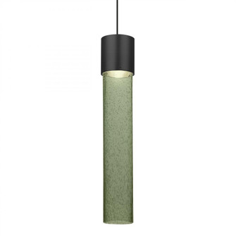 Besa Wanda 12 Pendant, Moss Bubble, Black Finish, 1x3W LED (127|1XT-WAND12MS-LED-BK)