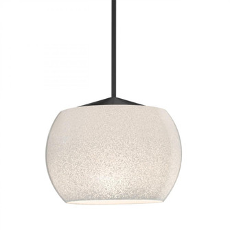 Besa Keno Pendant, White Sand, Black Finish, 1x3W LED (127|1XT-KENOWH-LED-BK)