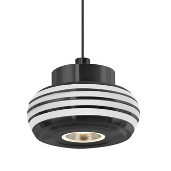 Besa Flower Pendant, Frost/Frost, Black Finish, 1x3W LED (127|1XT-FLOW00-FRFR-LED-BK)