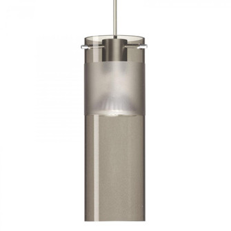 Besa Pendant Scope 7 Satin Nickel Smoke/Frost 1x50W MAX GY6.35 Base MR16 (127|1XT-6527ES-SN)