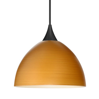 Besa Pendant Brella, Black Finish, Oak 1x5W LED (127|1XT-4679OK-LED-BK)