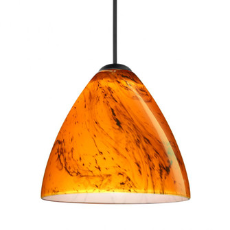 Besa Pendant Mia, Black Finish, Habanero 1x5W LED (127|1XT-1779HB-LED-BK)