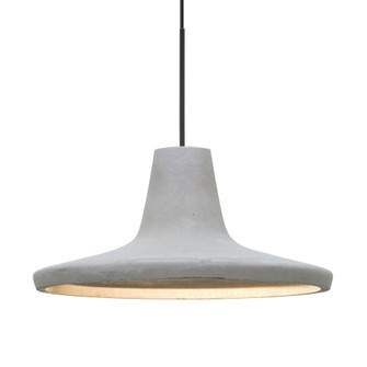 Besa Modus Pendant, Natural, Black Finish, 1x9W LED (127|1XC-MODUSNA-LED-BK)