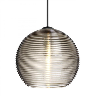Besa Pendant Kristall 6, Black Finish, Smoke 1xMAX GY6.35 Base (127|1XC-461502-BK)