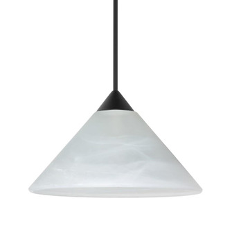 Besa Pendant Kona, Black Finish, Marble 1x5W LED (127|1XC-117652-LED-BK)