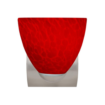 Besa Wall Sasha Satin Nickel Red Cloud 1x9W LED (127|1WZ-7572RC-LED-SN)