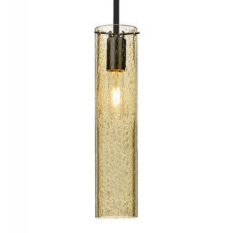 Besa, Juni 16 Stem Pendant, Gold Bubble, Black, 1x60W Medium Base (127|1TT-JUNI16GD-BK)
