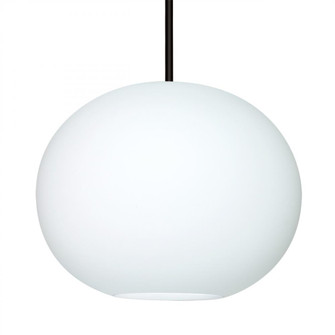 Besa Jordo LED Pendant 1Tt Opal Matte Black 1x11W LED (127|1TT-477507-LED-BK)