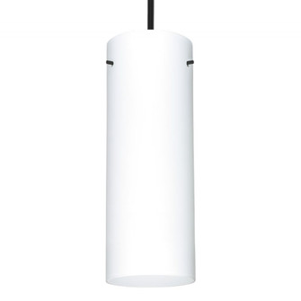 Besa Stem Pendant Stilo 18 Black Opal Matte 1x150W Medium Base A21 (127|1TT-412807-BK)