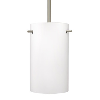 Besa Tamburo 5 Pendant, Opal Matte Satin Nickel 1x9W LED (127|1TT-400507-LED-SN)