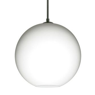 Besa Coco 12 Pendant, Opal Matte, Black Finish, 1x9W LED (127|1JC-COCO1207-LED-BK)