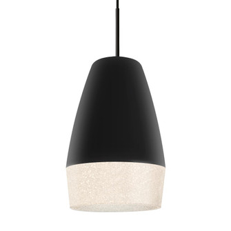 Besa, Abu 12 Cord Pendant, Black/Glitter, Black Finish, 1x9W LED (127|1JC-ABU12BK-LED-BK)