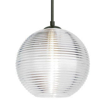 Besa Kristall 8 Pendant Black Clear 1x75W Medium Base (127|1JC-461600-BK)