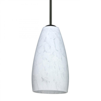 Besa Chrissy Pendant Black Carrera 1x50W E12 base (127|1BT-150919-BK)