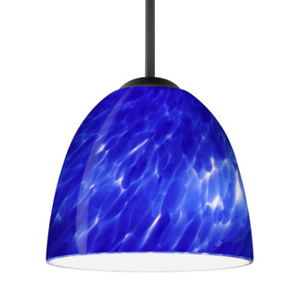 Besa Sasha Pendant Black Blue Cloud 1x50W B10 Med (127|1BC-757286-MED-BK)
