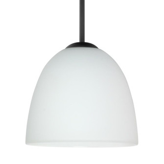 Besa Sasha LED Pendant 1Bc Opal Matte Black 1x9W LED (127|1BC-757207-LED-BK)