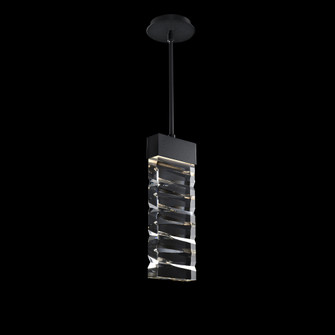 Labrynth 16IN LED 3000K/3500K/4000K 120V-277V Outdoor Pendant in Black with Optic Crystal (1118061|BPDW21316-BK)