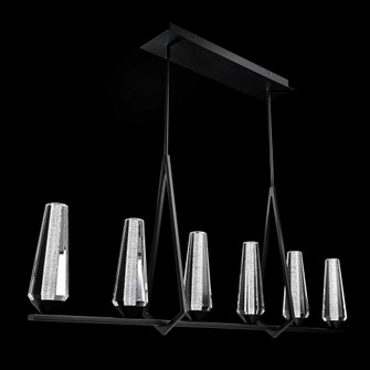 Devotion 47IN LED 3000K/3500K/4000K Pendant in Black with Radiance® Crystal Dust (1118061|BPD66247-BK)
