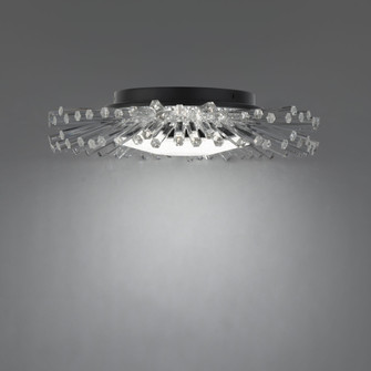 Benediction 15IN LED 3000K/3500K/4000K Flush Mount in Black with Optic Crystal (1118061|BFM46215-BK)