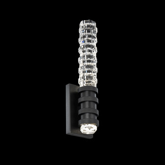 Kemberly 18IN LED 3000K/3500K/4000K/5000K Wall Sconce in Black with Optic Crystal (1118061|BWS60518-BK)