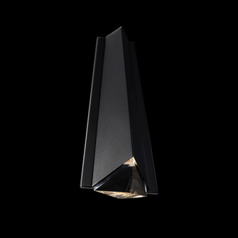 Lanie 16IN LED 3000K/3500K/4000K/5000K Outdoor Wall Light in Black with Optic Crystal (1118061|BWSW52516-BK)