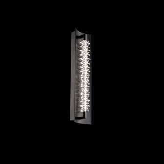 Bergy 24IN LED 3000K/3500K/4000K/5000K Bath Vanity & Wall Light in Black with Radiance® Crystal D (1118061|BWS21524-BK)