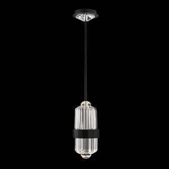 Silo 13IN LED 3000K/3500K/4000K/5000K Mini Pendant in Black with Optic Crystal (1118061|BPD40513-BK)