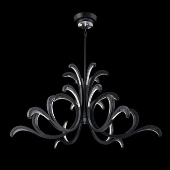 Lombardy 39IN LED 3000K/3500K/4000K/5000K Pendant in Black with Optic Haze® Quartz (1118061|BPD17539-BK)