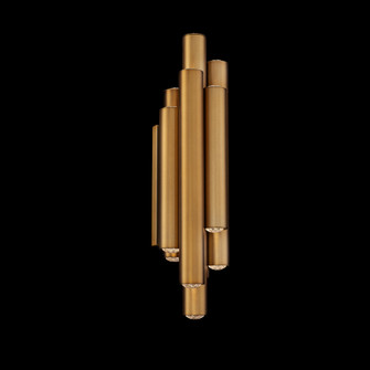 Tamara 22IN LED 3000K/3500K/4000K/5000K Wall Sconce in Aged Brass with Radiance® Crystal Dust (1118061|BWS41522-AB)