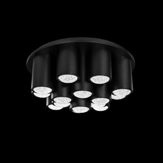 Tamara 19IN LED 3000K/3500K/4000K/5000K Flush Mount in Black with Radiance® Crystal Dust (1118061|BFM41519-BK)