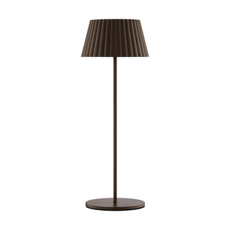 TABLE LAMP PLEAT 15IN 3CCT BK (16|TL-W251115-CS-BK)