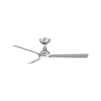 GAGE 52 BRUSHED NICKEL WITH SILVER BLADES WITH LUMINAIRE (16|F-104L-BN/SL)