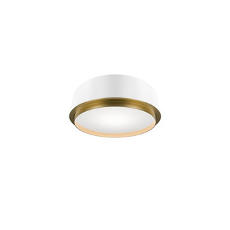 SALVO 12IN FLUSH MOUNT 4CCT 4000K (16|FM-20512-40-BK/AB)