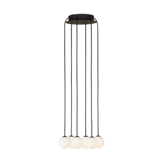Orbet 6 Light Chandelier (7355|SLCH58927B)