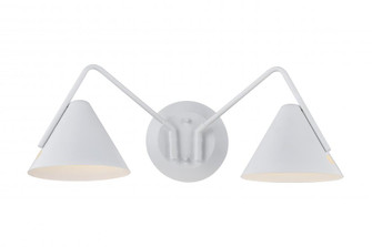 Zag 2-Light LED Wall Sconce (254|NSH-4242-WHTE)