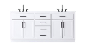 Vanity Cabinet 4Dr5Dw 72''W x 22''D x 35''H White (758|VF29772DWH)