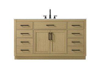 Alden 60 inch Single Bathroom Vanity in Honey Brown (758|VF29760MHB)