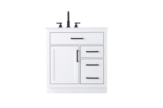Alden 32 inch Single Bathroom Vanity in White (758|VF29732WH)