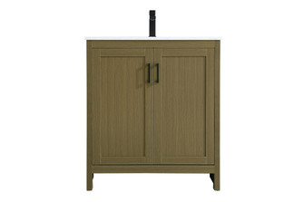 Finnley 30 inch Single Bathroom Vanity in Chestnut Brown (758|VF25130MCB)