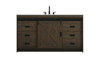 Austin 60 inch Single Bathroom Vanity in Expresso (758|VF90560EX)