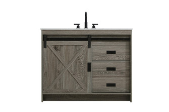 Austin 42 inch Single Bathroom Vanity in Rustic Grey (758|VF90542RG)