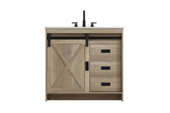 Austin 36 inch Single Bathroom Vanity in Natural Oak (758|VF90536NT)