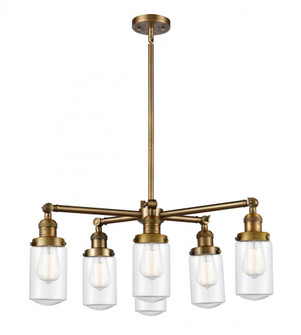 Dover 6 Light Chandelier (3442|207-6CR-BB-G312)