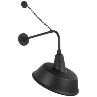 Academy 20'' Anchored Rex Barn Light (279|TOB 2810MBK/S4-MBK)