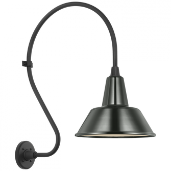 Academy 18'' Larrabee Barn Light (279|TOB 2805MBK/S1-G)