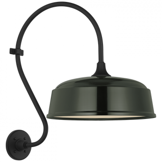 Academy 15'' Larrabee Barn Light (279|TOB 2804MBK/S7-G)