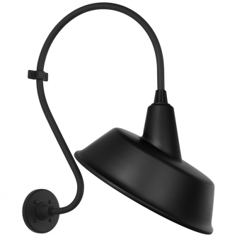 Academy 15'' Larrabee Barn Light (279|TOB 2804MBK/S4-MBK)